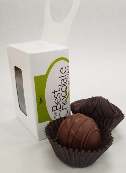 2-Piece Truffle Box | Wine Bottle Favor